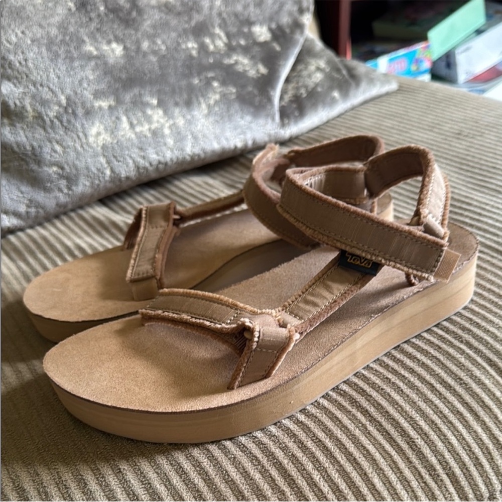 Teva Women's Beige Strap Sandals
